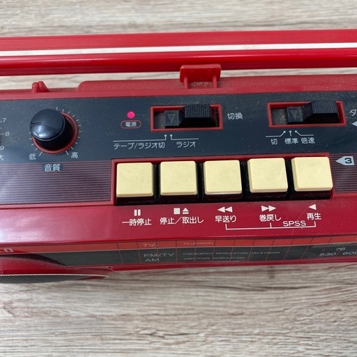 HITACHI PARDISCO ダブルラジカセ 昭和レトロ TRK-W110 札幌市白石区 モノリス B785