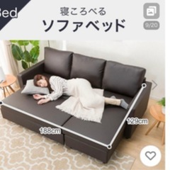 ニトリソファーベッドの画像