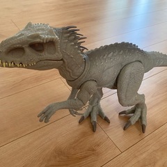 マテル ジュラシックワールド(JURASSIC WORLD) スーパーアクション！ひかる インドミナス・レックス【恐竜 おもちゃ】【全長:約60cm】 【4才~】 の画像