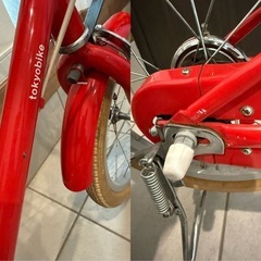 little tokyobike リトル  トーキョーバイク　16インチ　補助輪つき！の画像