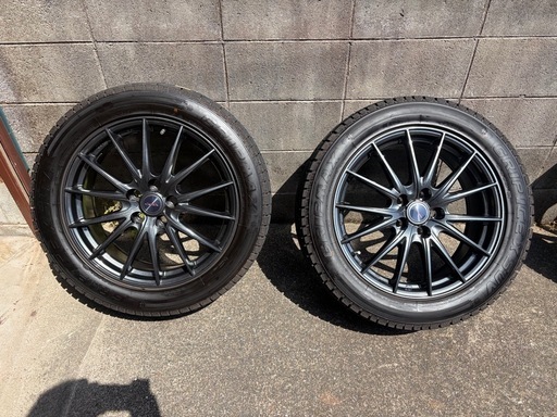 19インチ　スタッドレスホイール付き７Ｊ➕３９