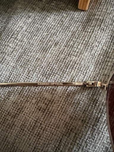 【美品】金子眼鏡 ユナイテッドアローズ別注 サングラス toby ブラウン