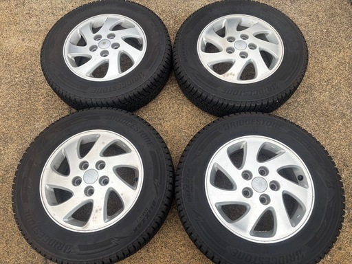 175/80R15 2024 9部山以以上 ブリヂストン ブリザック アルミ付
