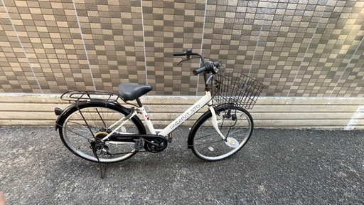 6段変速機付き自転車　空気入れ付き