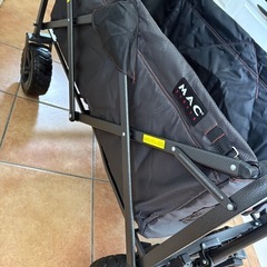  コストコ マックスポーツ 大型ブラックキャリーワゴン 折りたたみ式の画像