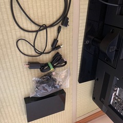 SONY液晶テレビ、外付けハードディスク付きの画像