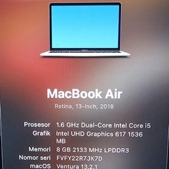 Macbook air 13-inchの画像