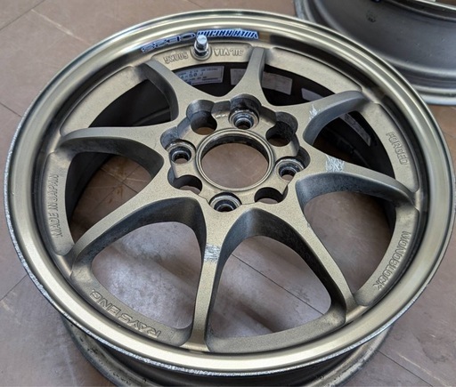 レイズCE28 14インチ 14×5J+45 100-4H 4本セット