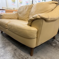 【愛品館 江戸川店 】NATUZZI 2人掛け 本革ソファ（ナツッジ）の画像