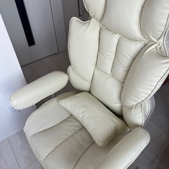 ゲーミングチェア オフィスチェア ゲーム用チェア デスクチェア パソコンチェア オットマン付きの画像
