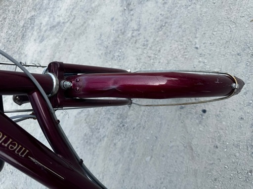 放【格安自転車販売】【merletto】自転車 26インチ ワインレッド