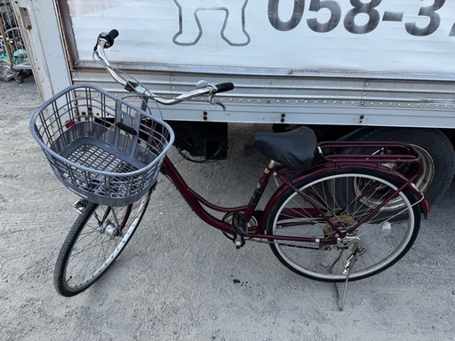 放【格安自転車販売】【merletto】自転車 26インチ ワインレッド 楽天市場】自転車 26インチ（カラーワインレッド）（自転車 
