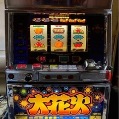 【4号機】アルゼ 大花火 パチスロ 実機 鍵あり メダル付き の画像