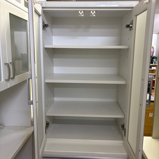 【ジャングル深井店】食器棚 ホワイト 収納家具 キッチン家具 堺市 深井【FU931】