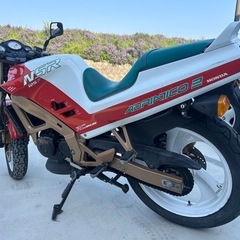 【実動・希少2スト・13,000回転】イタリアホンダ NSR125F（JC20）ネイキッドスタイル【現車確認・配送可】の画像
