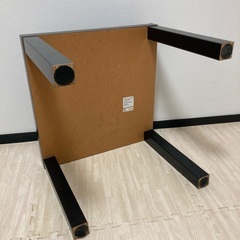 机 軽い 黒 55×55×高さ45.5 条件に合えば運ぶの画像
