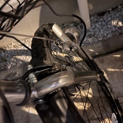子供用 自転車 22インチ マウンテンバイク風 シルバー ギア付き カゴ付きの画像