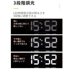 LEDデジタル時計の画像