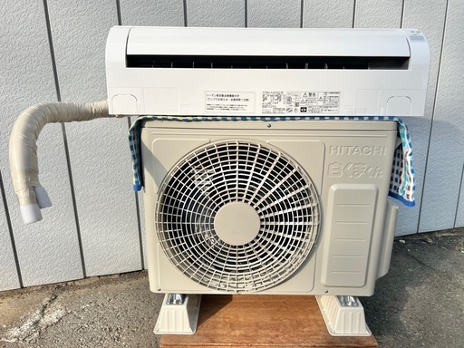 ■新品同様 使用1ヵ月■日立 エアコン 6畳用 2025年製 白くまくん■HITACHI RAS-AJ2225S 2.2kw 単相10