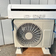 ■新品同様 使用1ヵ月■日立 エアコン 6畳用 2025年製 白くまくん■HITACHI RAS-AJ2225S 2.2kw 単相100V 冷媒R32■コンパクトサイズ ソフト除湿 内部送風乾燥運転の画像