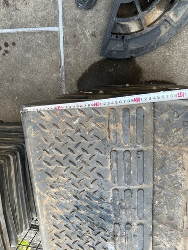 歩道の段差ゴム8個、コーナー2個　まとめて