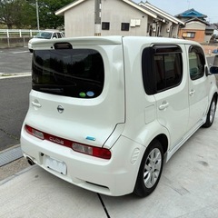 日産　キューブ　ヘッドアップディスプレイ、バックカメラ付　車検R10年4月までの画像