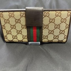 グッチ Wホック 長財布 美品 正規品の画像