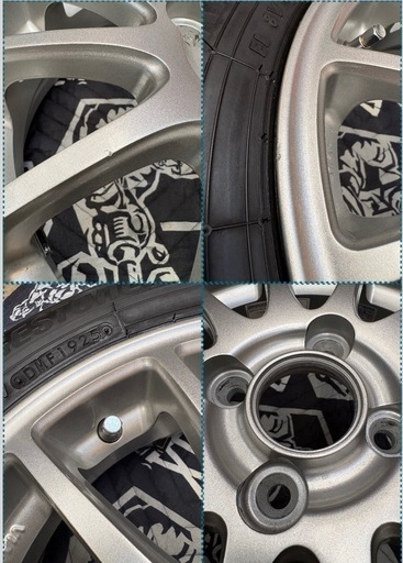 ㉕155/65R14BSニューノ中古のタイヤホイール1本