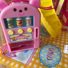 メルちゃんセット　抱っこ紐、自販機、パクパクベビーフードの画像
