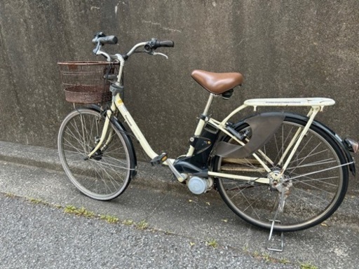【現状渡し】パナソニック 電動アシスト自転車 ビビ・DX（充電器あり・走行可能）