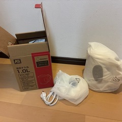 新品　電気ケトルの画像