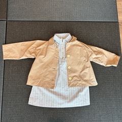 ジャケット&ワンピース　90cmの画像