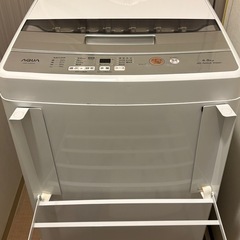 AQUA 全自動洗濯機 4.5kg 2022年製  AQUAの全自動洗濯の画像