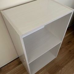 カラーボックス　2段　A4収納可の画像