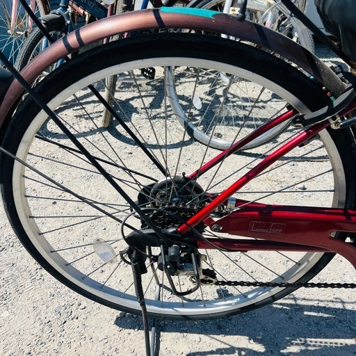 放【格安自転車販売】【fire】自転車 26インチ ワインレッド  楽天市場】自転車 26インチ（カラーワインレッド）（自転車 