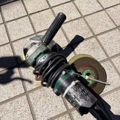 日立工機 125mm ディスクグラインダー 中古品 動作確認済み 管理番号3005の画像
