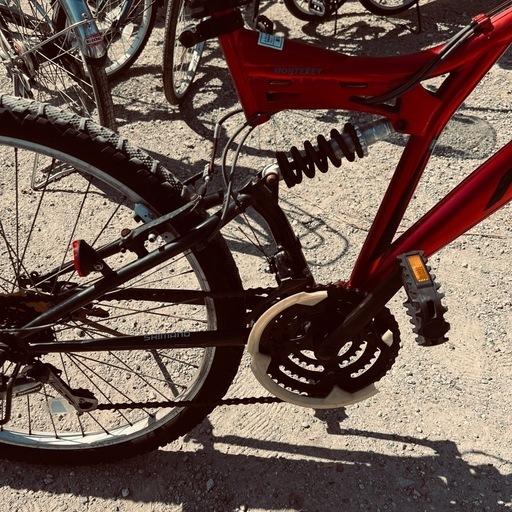 放【格安自転車販売】【SHIMANO】American EAGLE  マウンテンバイク レッド