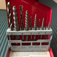 Snap-on 10ピースエクストラクターとドリルセット EXD10の画像