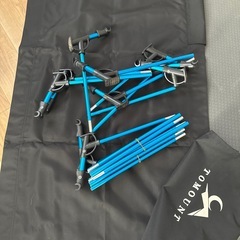 受け渡し者確定済み！キャンプ用コット　簡易ベッドの画像