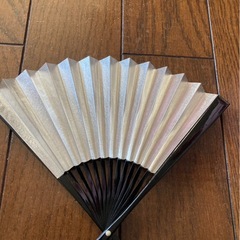 寿恵廣　金銀　木製扇子（箱入り）の画像