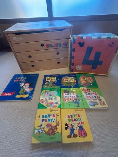 ディズニー英語　レッツプレイ　工作英語教材
