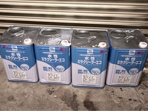 水性ミラクシーラー エコ ホワイト 4缶セット (®️) 馬込のその他の 