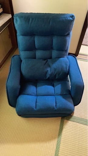 1人用ソファ ネイビー