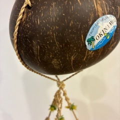 未使用品　ココナッツ　小物入れ　飾りの画像