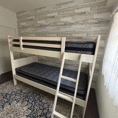 【美品】　購入から1年以内　二段ベット　使用頻度低の画像