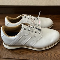 タグ付アディダスMC80ゴルフシューズ27.0cm天然皮革 白の画像