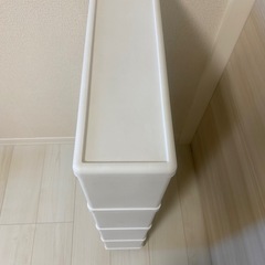 キッチンストッカー スリムストレージ トールストッカー キャスター付き （ 幅14cm 4段 隙間収納 ストッカー スリム 収納ストッカー キッチン収納 スリムストッカー キッチン 収納 リビング 洗面所 隙間 すきま ）の画像