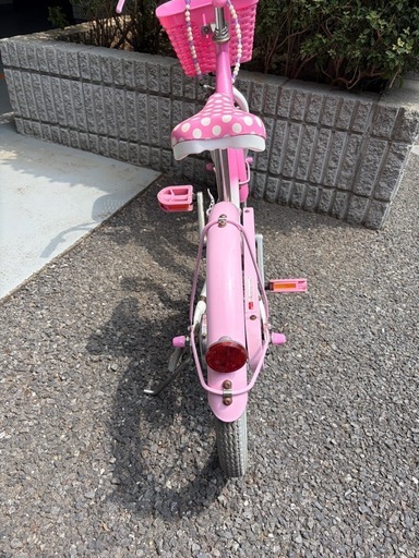 自転車 
18インチ ミニーマウス