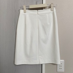 ビアッジョブルー レディース ミニスカート 白 サイズ1 Sサイズの画像