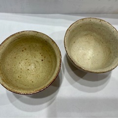 益子焼　お猪口2個セットの画像